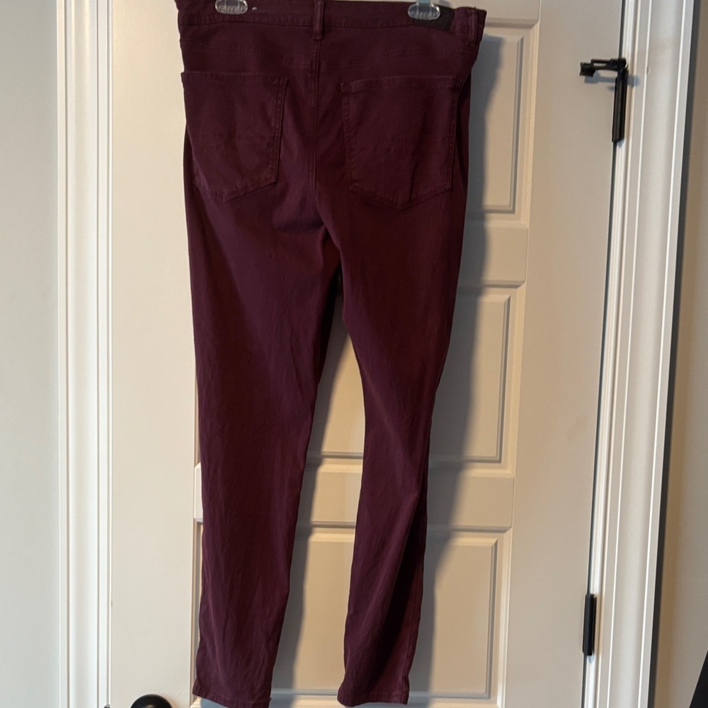American Eagle Outfitters Burgundy Trousers - Picture 4 of 6
